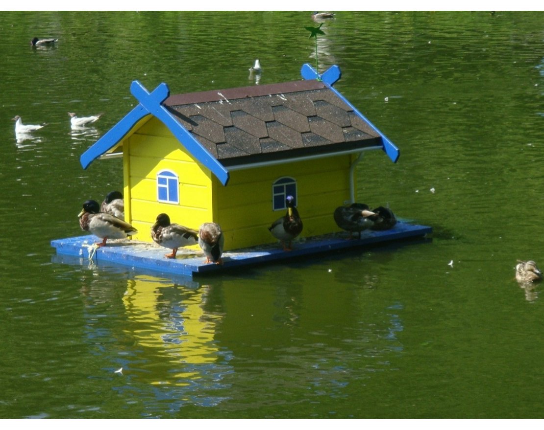 Домик для уток на воде «Hotel»